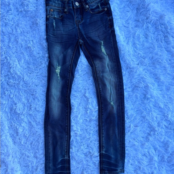 Hudson Jeans Other - Girls Hudson Straight leg Distressed Blue Jeans